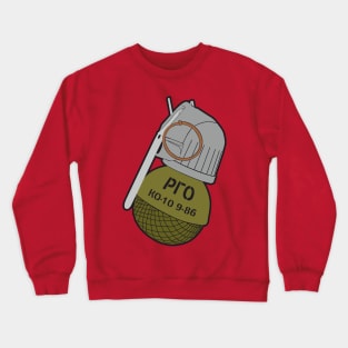 Soviet - Russian defensive grenade (РГО) Crewneck Sweatshirt